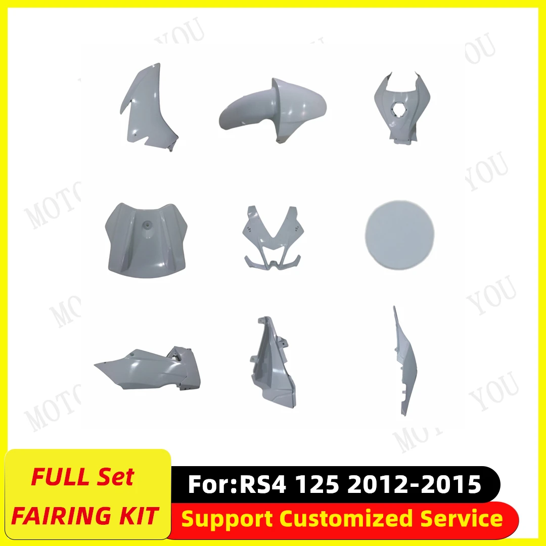 

Kit Fit For Aprilia RS4 125 2012 2013 2014 2015 Full Set Motorcycle Fairings Unpainted Bodywork Kits New ABS Plastic