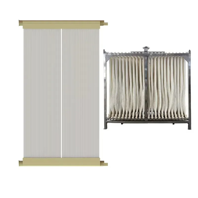 Sewage Treatment Mbr Membrane Hollow Fiber Ultrafiltration Mbr Pvdf Filament Mbr Module