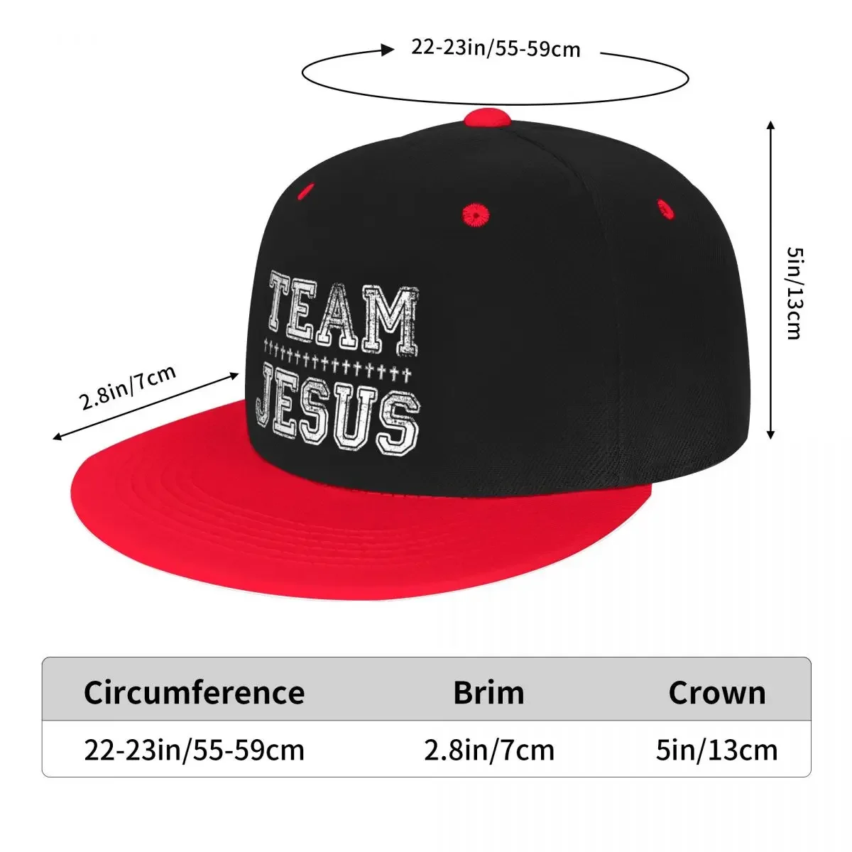 Cool Team Jesus Hip Hop Baseball Cap Women Men Personalized Snapback Adult Cristianity Faith Dad Hat Outdoor