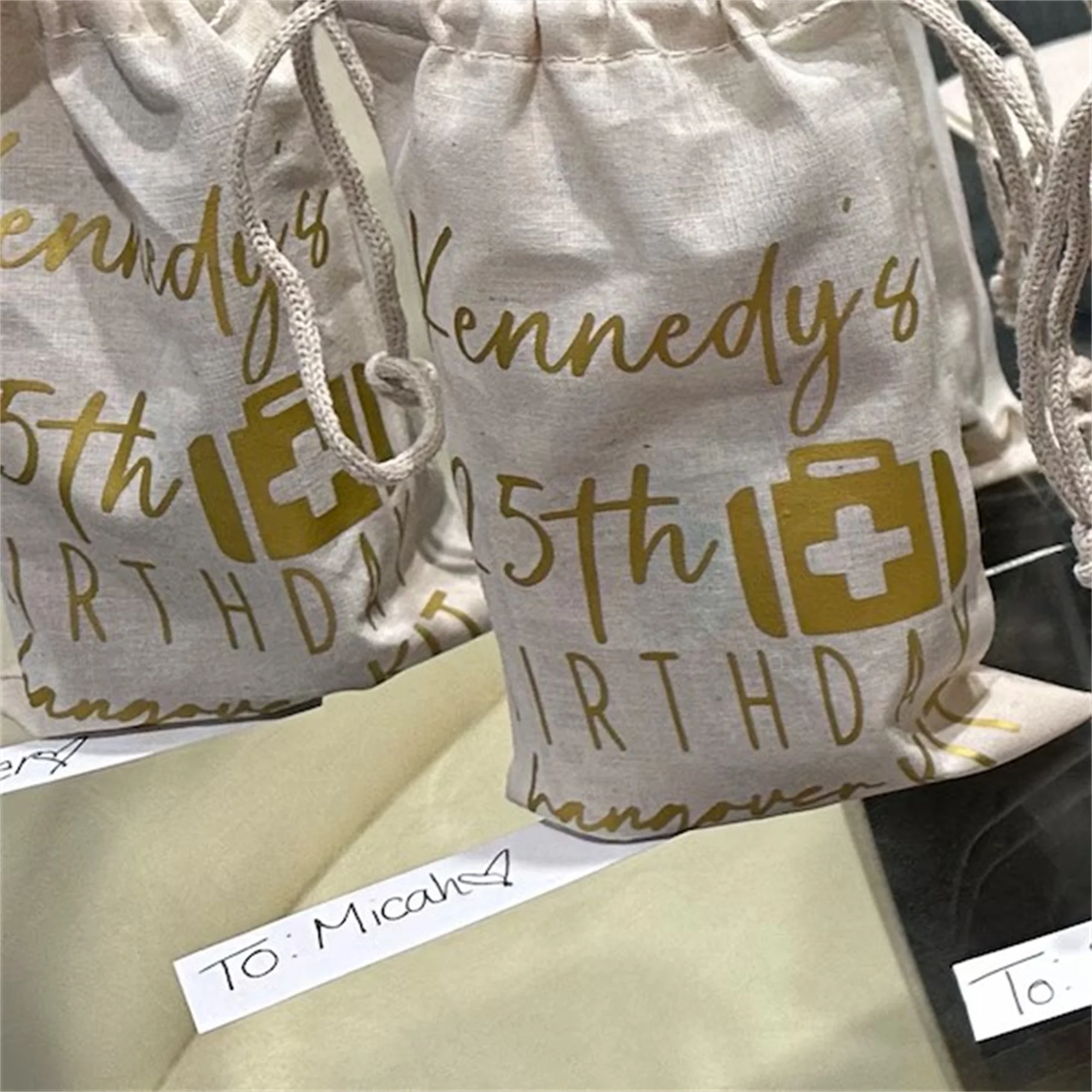 25 قطعة من مجموعات استعادة المخلفات - هدايا مضحكة لحفلات الكبار - أكياس أدوات المعلقات - أكياس علاج المعلقات - أكياس رباط لـ H #4