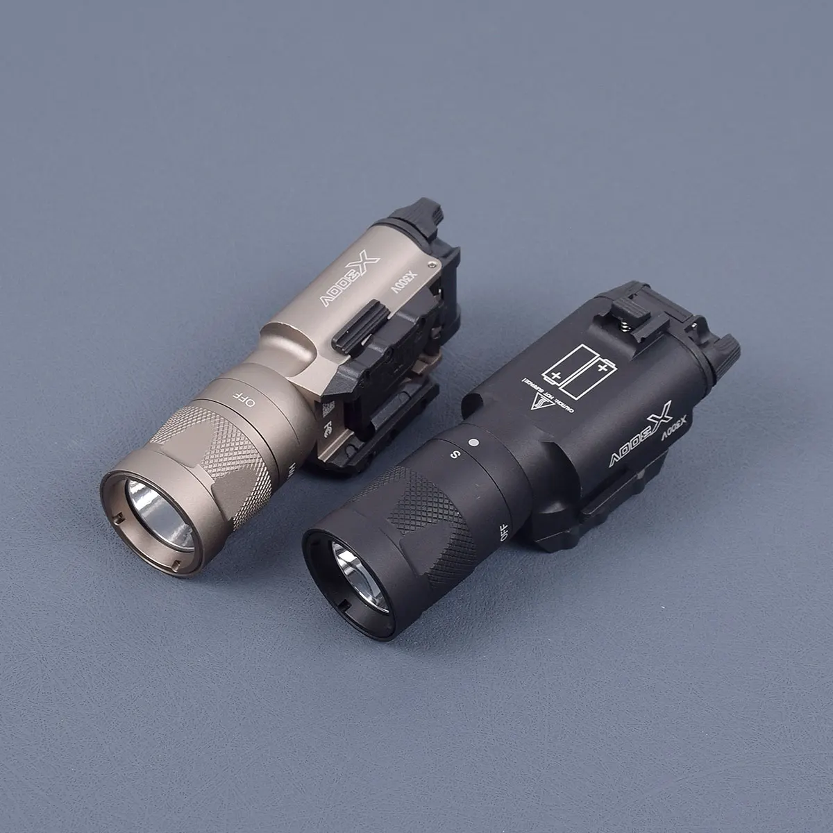 

Tactical X300V Pistol Flashlight X300 Strobe Weapon Light LED 500 Lumen Handgun Shooting Rail X300 for Glock CZ 75