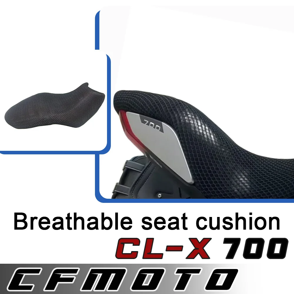 

Motorcycle seat cover 3D sun protection breathable seat cushion modified seat bag cover For CFMOTO 700CLX 700cl-x 700clx