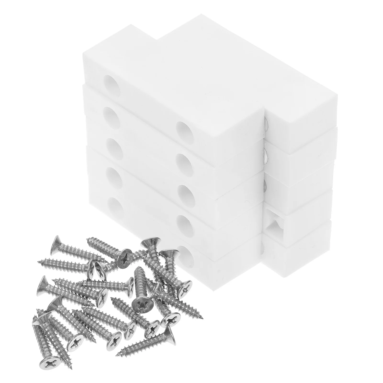 

10pcs Window Locks Adjustable For Vertical Horizontal Sliding Windows Security Proof Window Stoppers Transparent Limiters