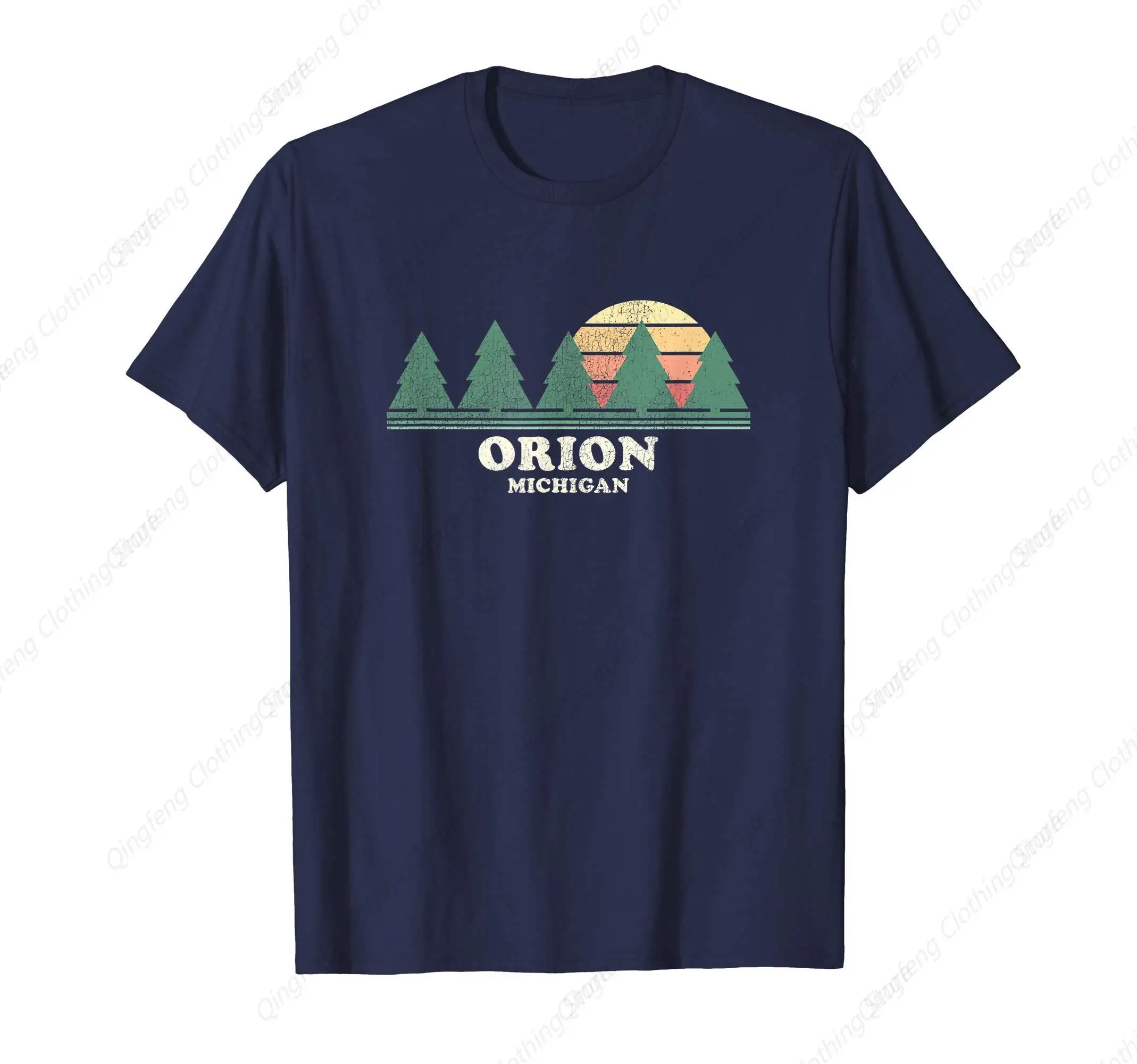 Orion MI Vintage Throwback Tee Retro 70s Design T-Shirt