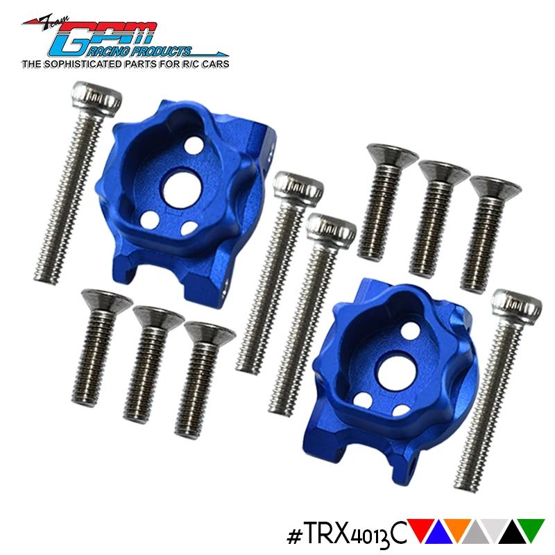 GPM ALUMINUM REAR GEAR BOX MOUNTS For 1/10 TRX4 DEFENDER TRAIL CRAWLER-82056-4
