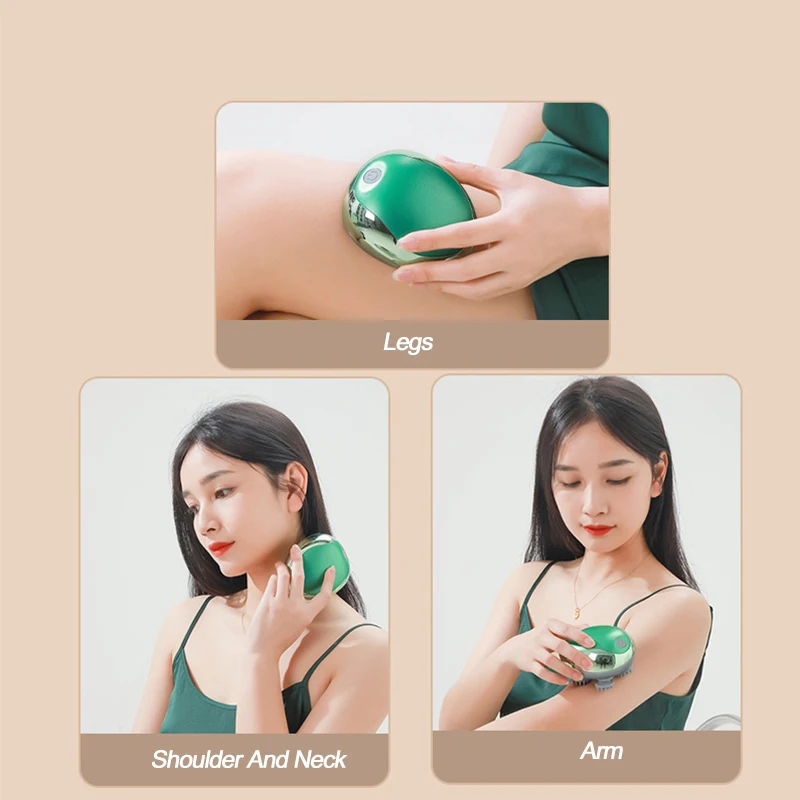 

Mini Head Massager Magnetic Rechargeable Massager Electric Scalp Kneading Multifunction Physiotherapy Instrument