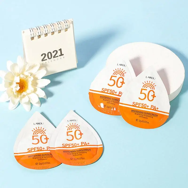 Hete Verkoop Huid Witten Crème Reparatie Gezichtsbescherming Beste Zonnebrandcrème Spf 50 Gezicht Voor Zwarte Vette Huid Twee In Één Bliksemverlichtende Sunblock-Producten