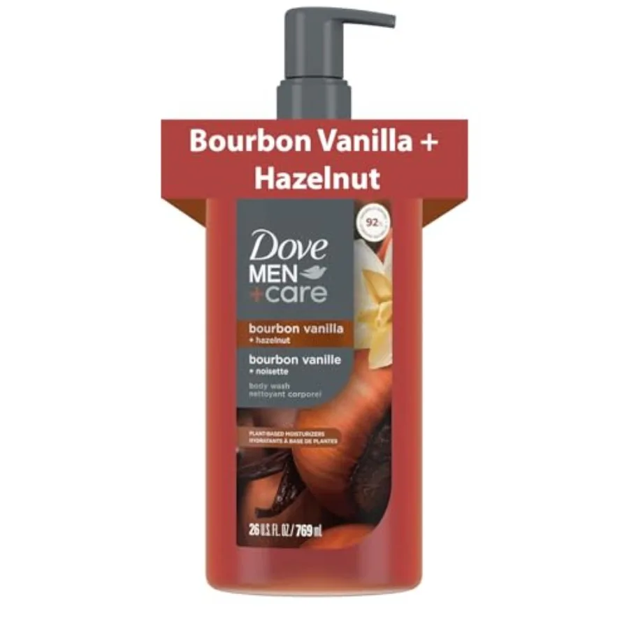 Dove Men Bourbon Vanilla Hazelnut Body Wash