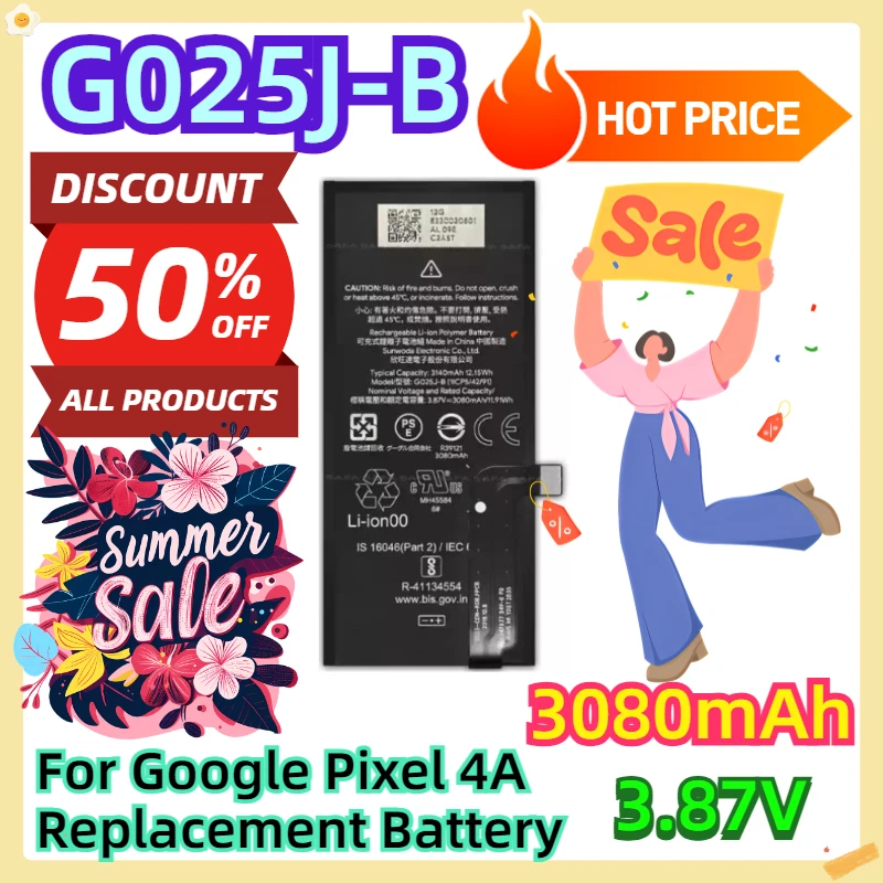 

For Google Pixel 4A Replacement Battery -Premium Quality