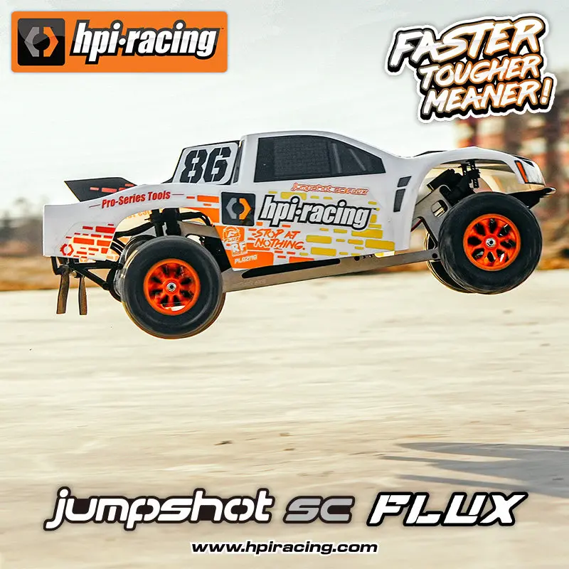 

Радиоуправляемый высокоскоростной внедорожник HPI Jumpshot SC Flux с задним приводом, бесщеточный, 1:10, двухколесный привод, шорт-корс, 160031