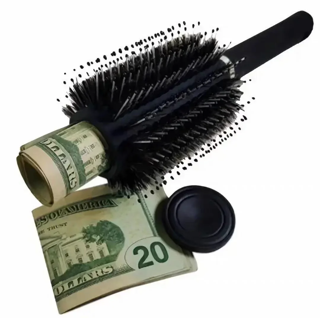 

Hair Brush Diversion Safe Stash Can Diversion Can Secret Container Scalp Hide Jewelry Hairbrush Cash Hider Hair Comb
