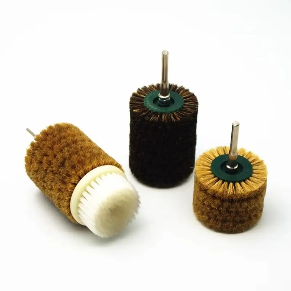 Bristle Brush Head Electric Polishing Cleaning Brush 6mm Handle Diameter Bodhi Polishing Circle Brush Multi-laywer Thickened