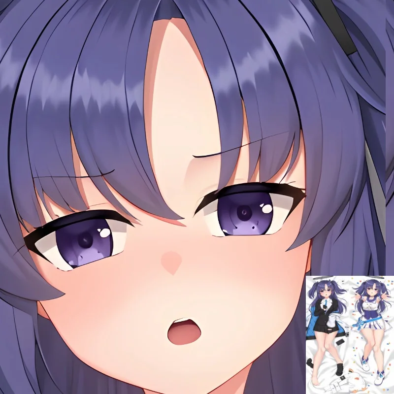 

DIY Customized Anime Yuuka Dakimakura Pillow Cover Case Hugging Body Decorative Pillowcase Home Bedding Dropshipping