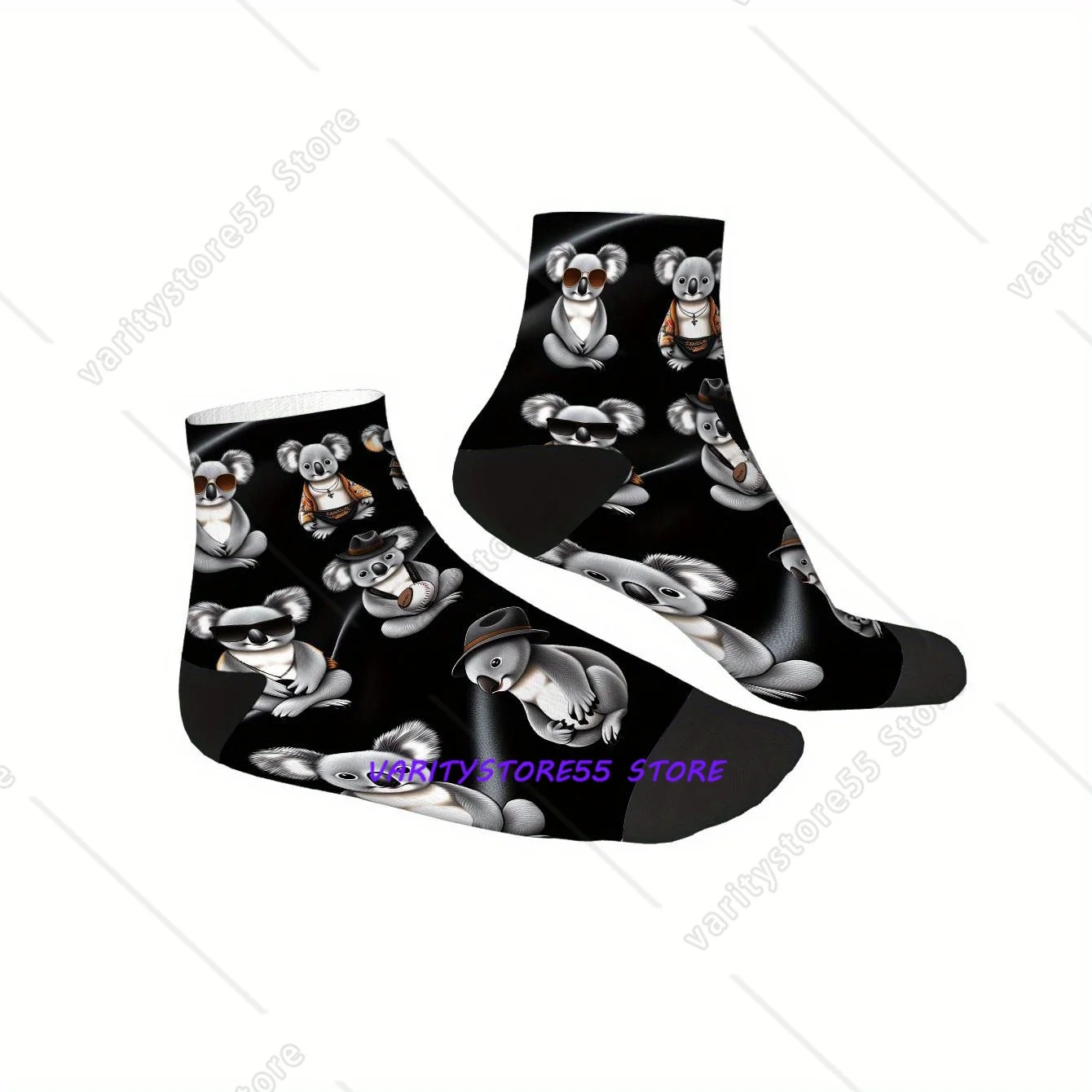 

Cool Koala Socks Harajuku Sweat Absorbing Stockings All Season Socks Accessories for Man Woman Gifts