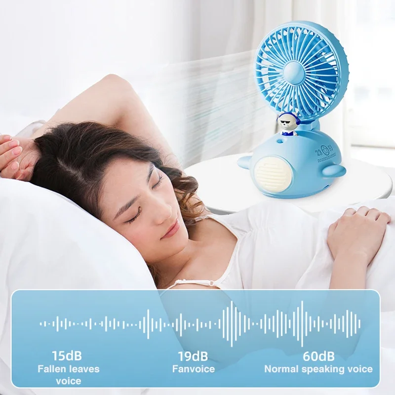 Water Cooling Fan Mini USB Desktop LED Light Spray Humidification Air Cooler Small Fan Boys and Girls Summer Cool Gift Fan