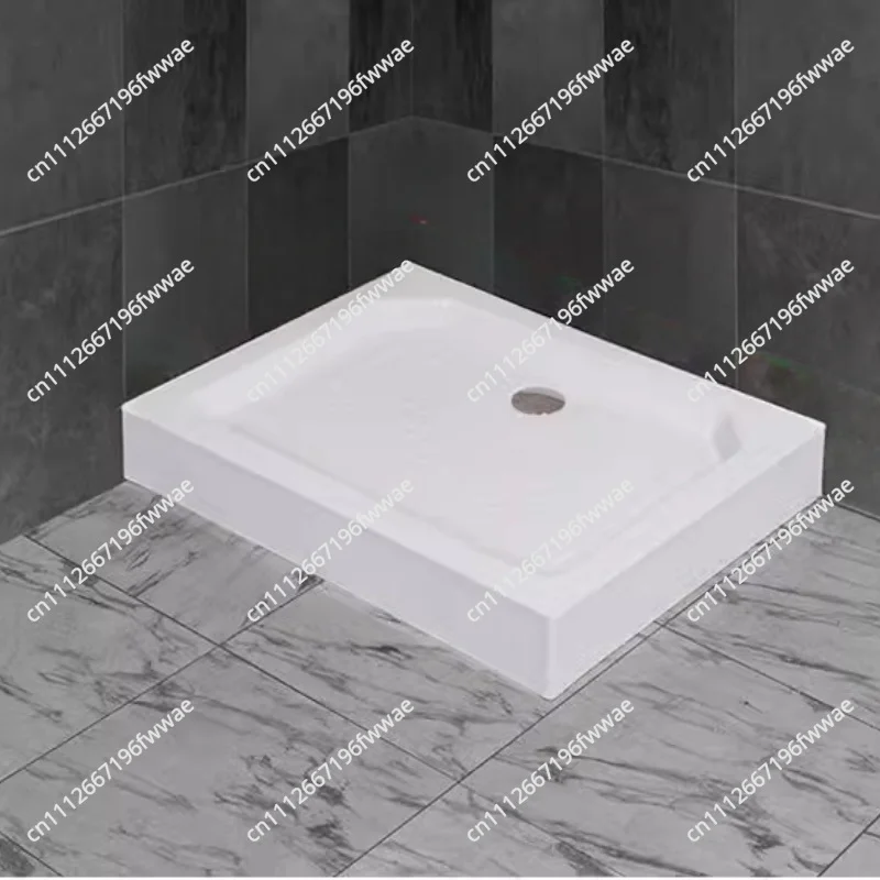 Square/Rectangle Style Acrylic Bath Shower Tray Bottom Base For RV Boat House Thickened Anti Slip