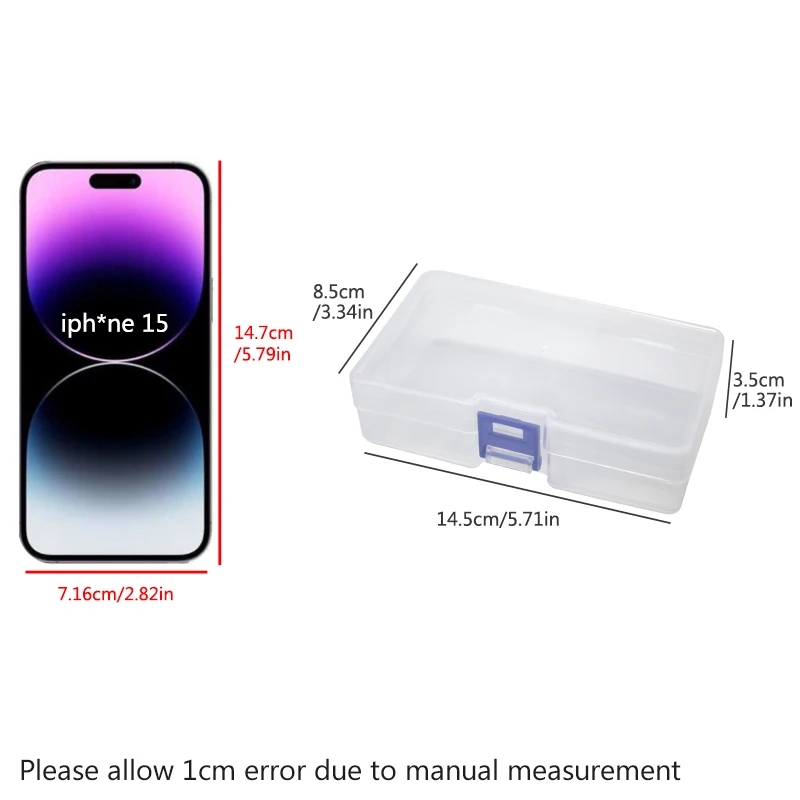 Transparent storage box, desktop drawer, tidy storage classification, suitable for parts, accessories, small items, medicines