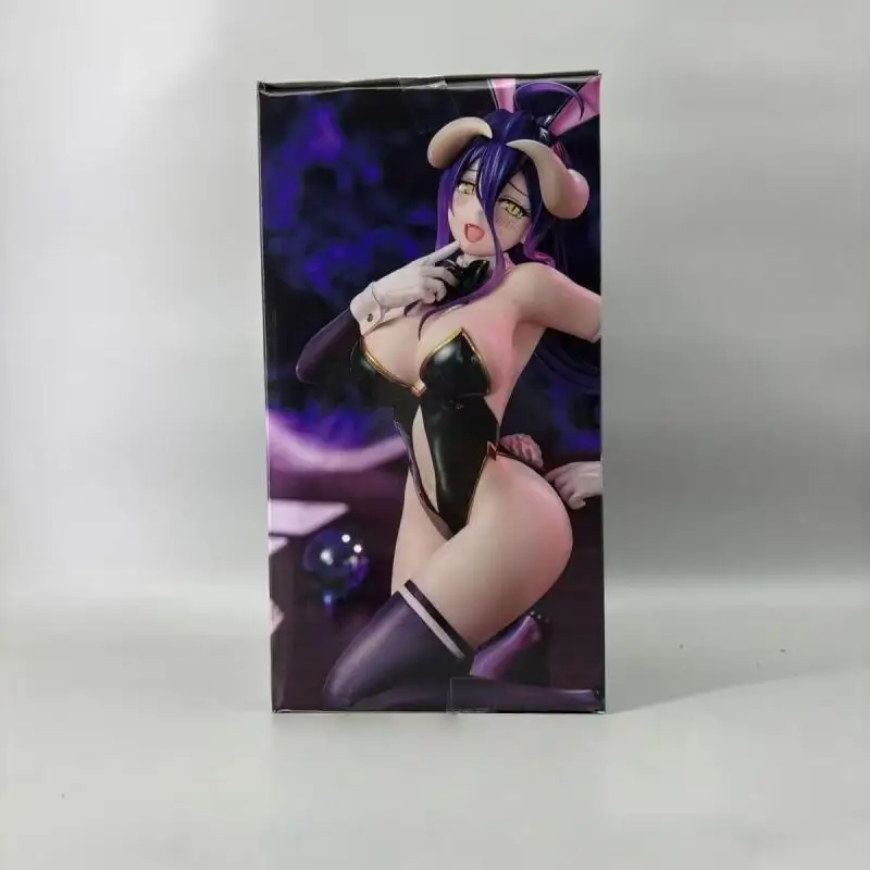 [Original Genuine] In Stock System Service The Animation Overlord One-Seventh Carat Albedo Bunny Ver PVC Figure Model Doll Toys