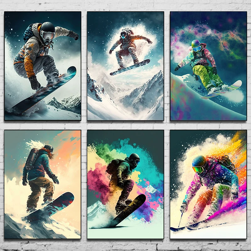Snowboard Poster Sn… - image