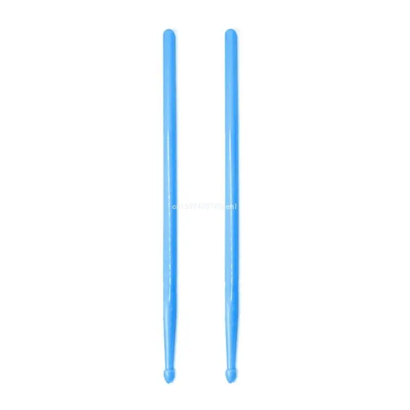 Luminous Drumsticks Fluorescence Nylon Drum Sticks Glow in the Dark Drumsticks Musical Instrument Percussion Accessories