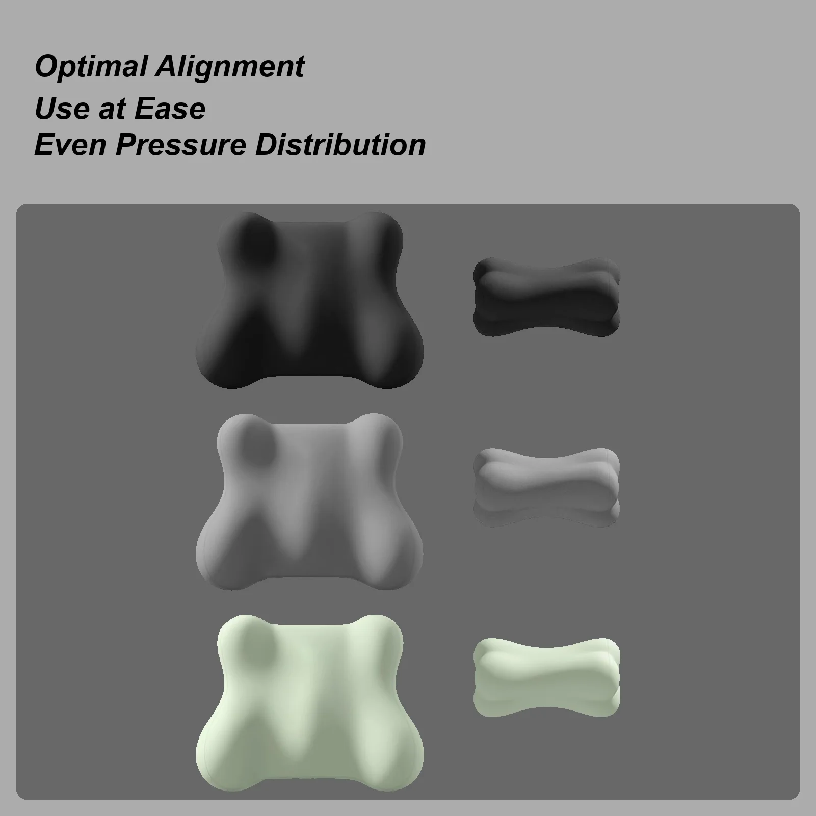 

Car Headrest And Lumbar Support Memory Foam Headrest And Neck Pillow Ergonomic Car Head Rest And Lumbar Pillow Set For Driver