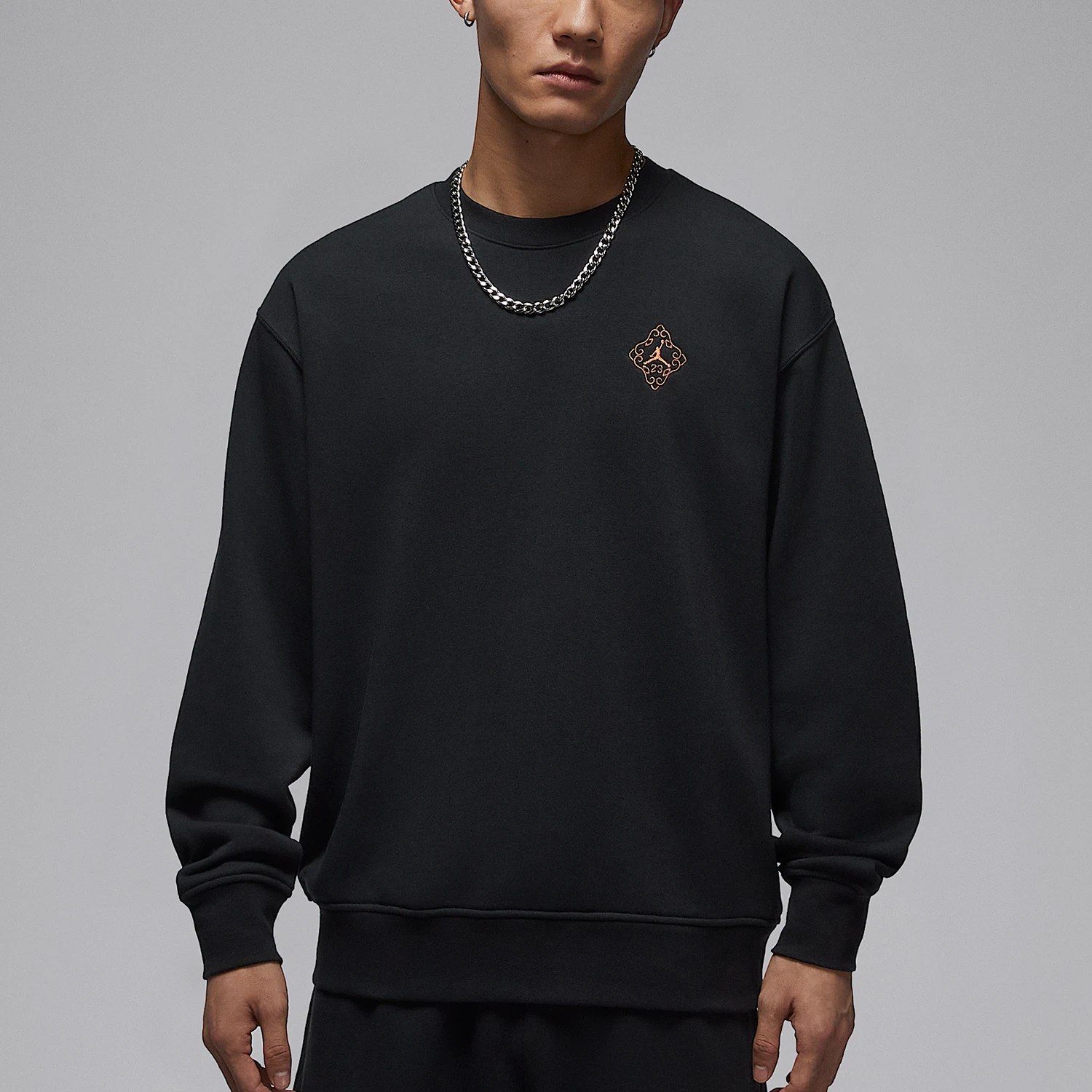 

Оригинальный мужской трикотажный пуловер Nike JORDAN с круглым вырезом и капюшоном IR0113-010