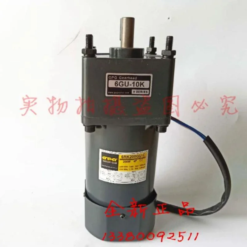 

Двигатель переменного тока 220 В 6RK200GU-C 6GU10K 6GU20K 6GU30K мотор-редуктор 200 Вт регулятор