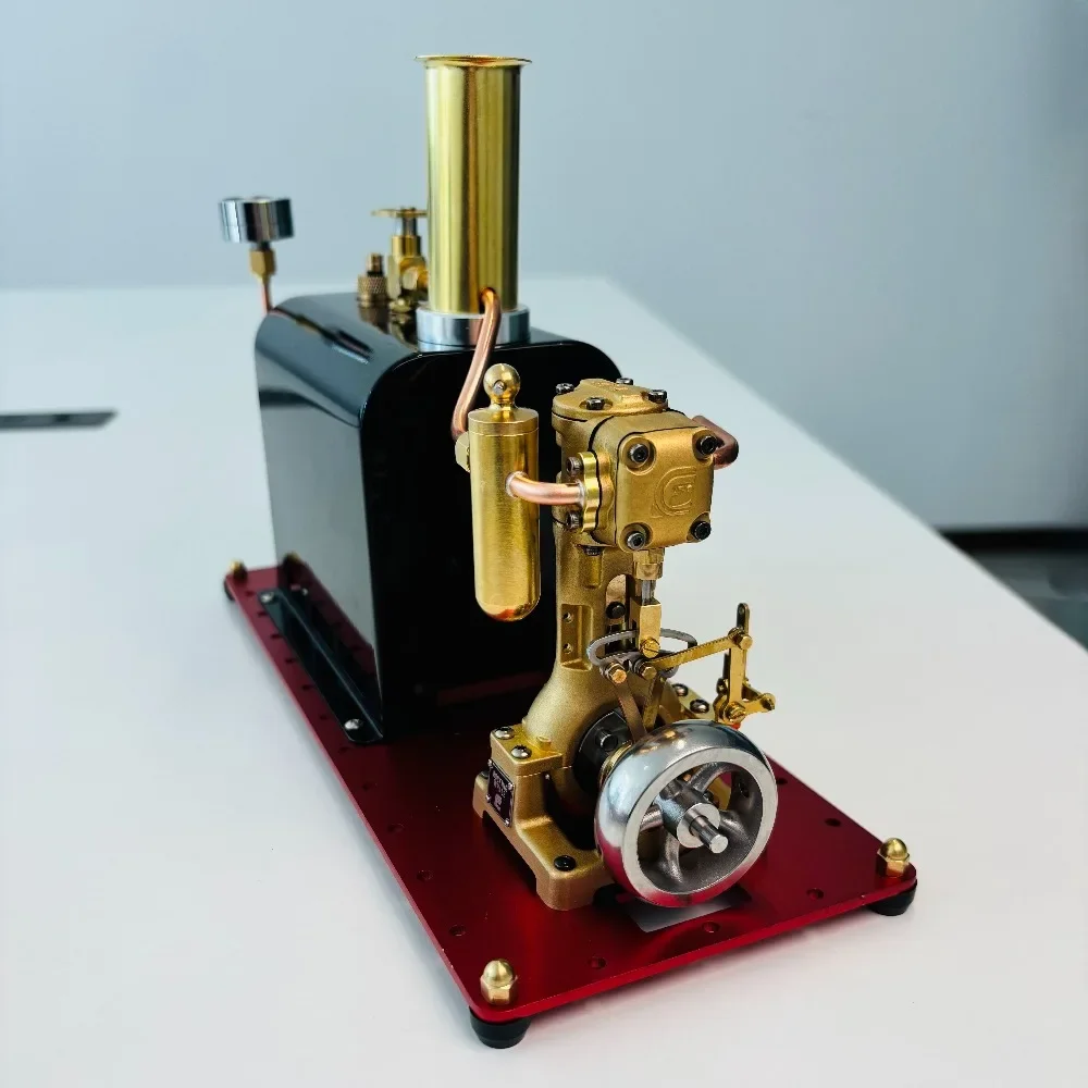 NF RW-BL1K Stirling Metal Engine Retro Model Steam Heated Boiler Decorative Item Birthday Gift Stirling Steam Engine Model