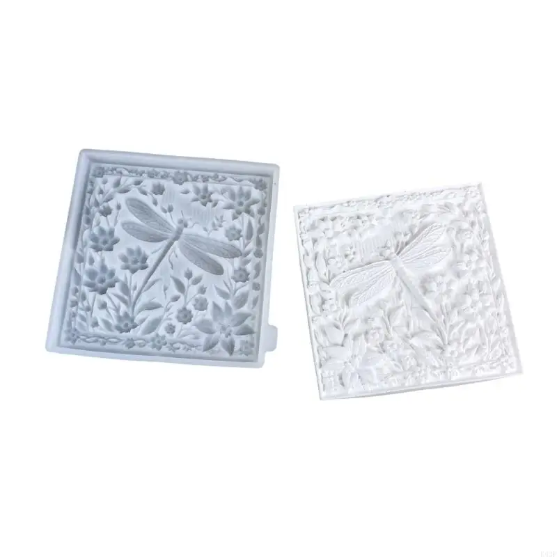 K43F DIY Home Office Decoration Mold Flexible Kitchen Wall Decoration Silicone Mold for Creating Resin Hanging Crafts