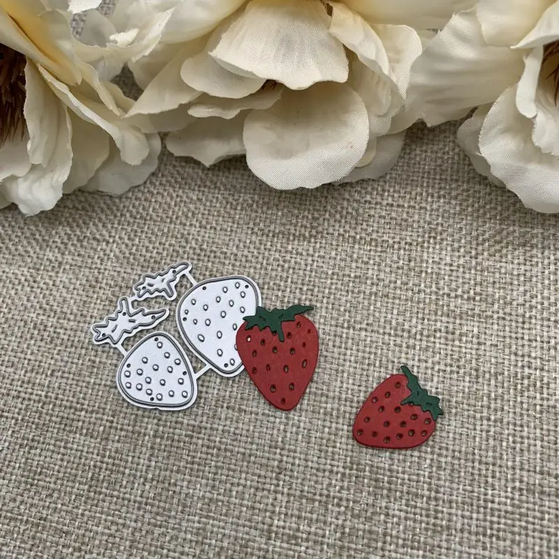 Strawberry decoration Metal Cutting Dies Stencils For DIY Scrapbooking Decorative Handcraft Die Cutting Template Mold