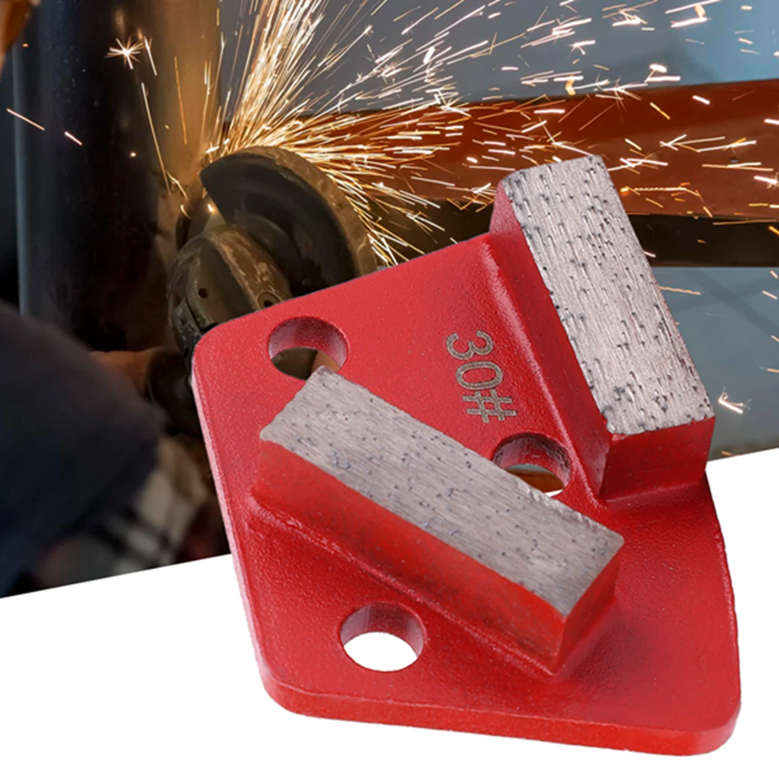 

Trapezoid Floor Grinding Pad Disc #30 Grit Metal Scraper Metal Scraper Trapezoid Grinding