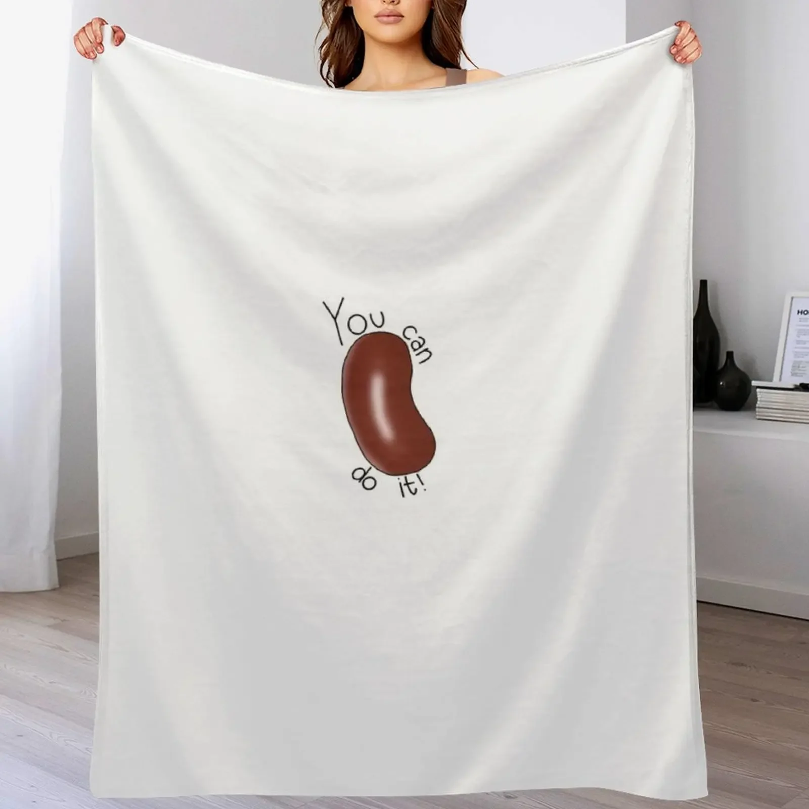 

Motivational Bean Throw Blanket funny gift Multi-Purpose decorative Thermal Blankets