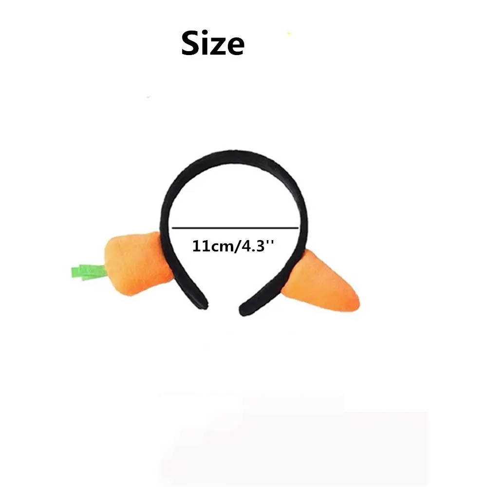 NEW Funny Carrot Headband Shark Hair Hoop Cute Weird Fish Spoof Headwear Wash Face Salted Fish Hairband Hair Accessories Gifts