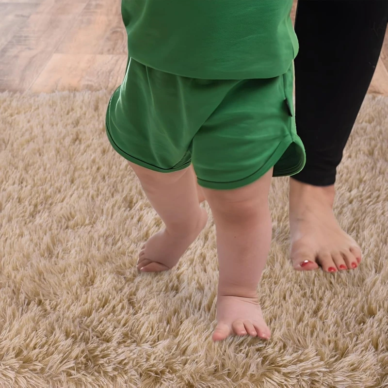 Graue Batik-Shaggy-Teppiche Ultra Weiche Rutschfeste Plüsch-Teppiche Schlafzimmer Wohnzimmer Kinderzimmer Große Größe Wohndekor Bodenmatten – Detail 20