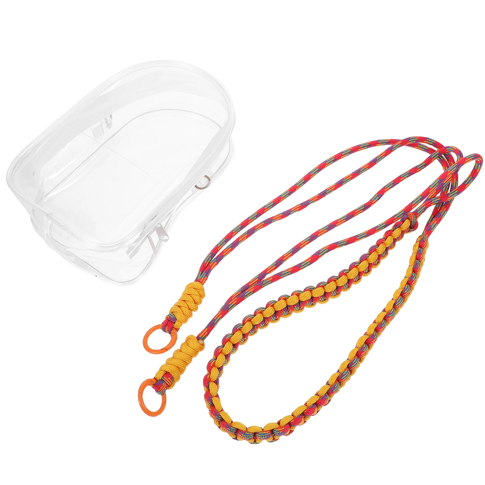 

Baby Walking Bag Clear Keychain Storage Bags Display Case for Figures Travel