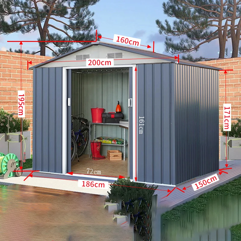 

Outdoor Garden Shed Many Sizes and Color Options Tool Kit Storage House