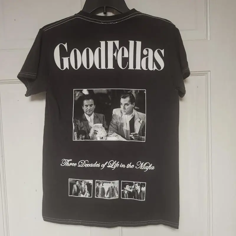 Футболка Goodfellas The Movie «Три десятилетия жизни в мафии», маленький размер для взрослых Футболка Goodfellas The Movie «Три десятилетия жизни в мафии», маленький размер для взрослых