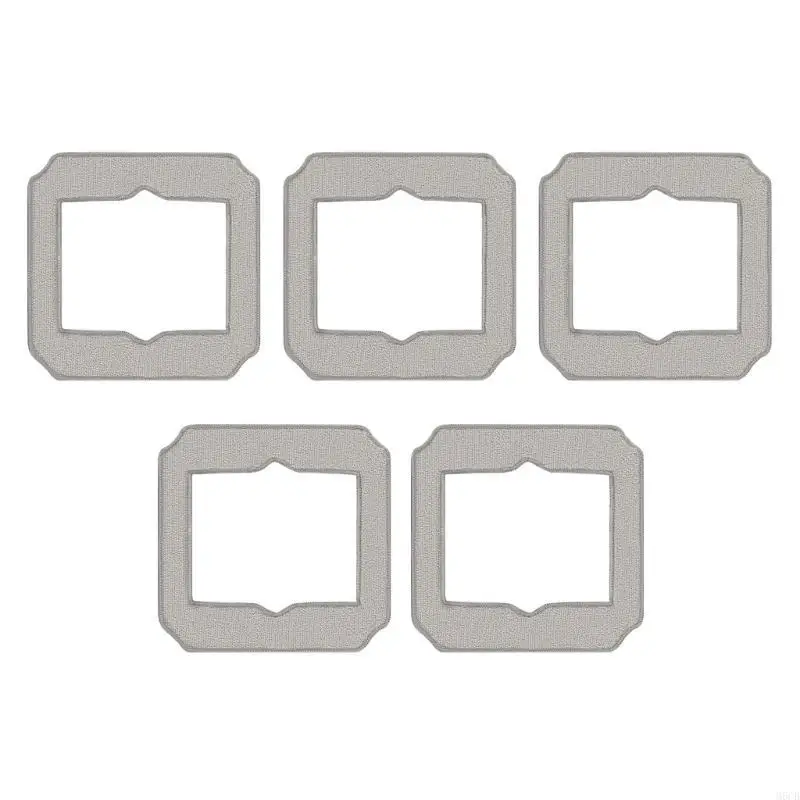 M6CB 5ピースミニウィンドウデバイスの交換用パッド用の洗浄布を簡単に取り付ける