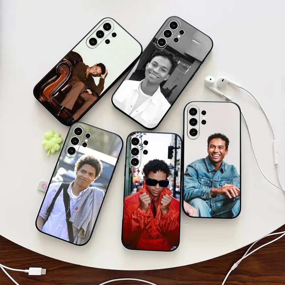 Чехол для телефона Jaafar Jackson для Samsung S25, S24, S21, S22, S23, S30, Ultra, S20, Plus, FE, Note, 10, 9, 5G, черный