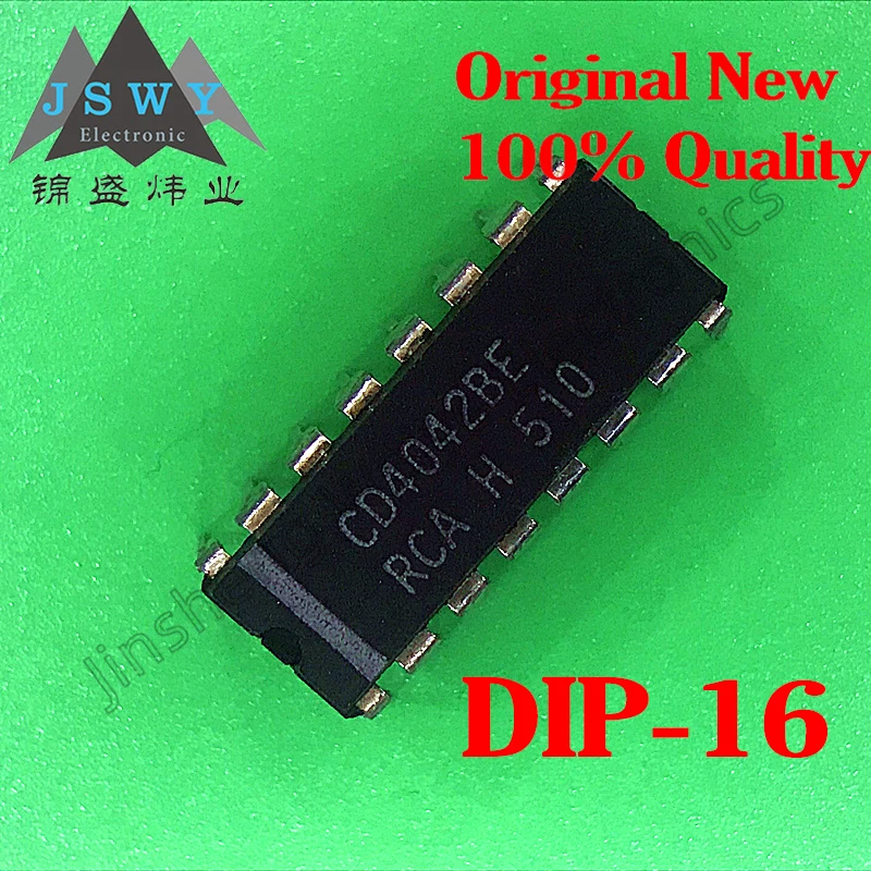 Original 2023+ CD4042BE CD4042 100% Imported DIP-16 Chip Quad Latch D-Type Trigger Direct Plug 5~40PCS Free Shipping