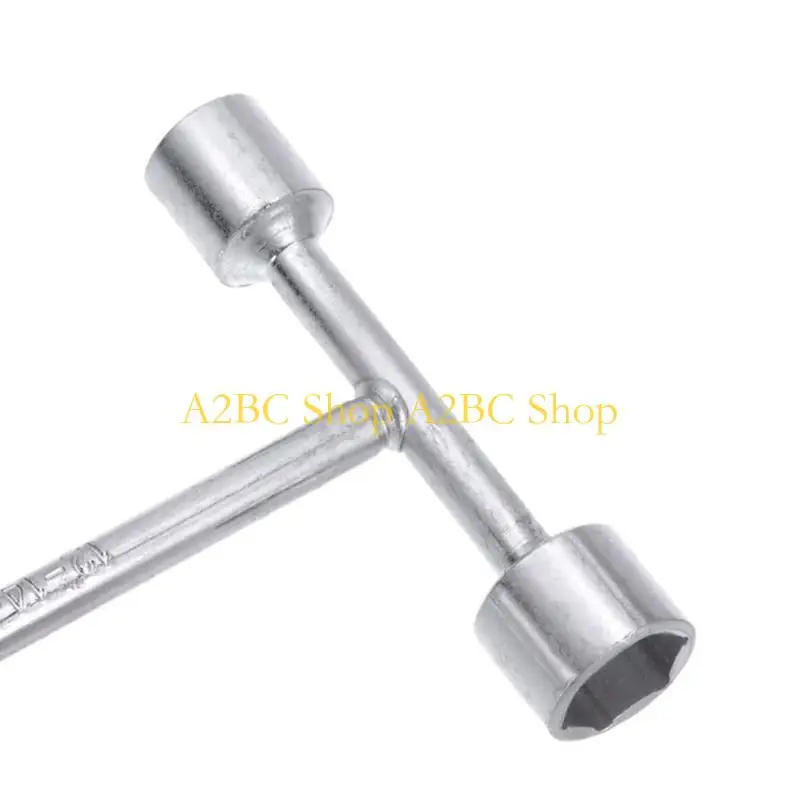 

A2BC Portable Socket Wrench with 3-way T-shaped Socket Wrench 8mm, 10mm, 12mm,Socket Wrench Repair Tool