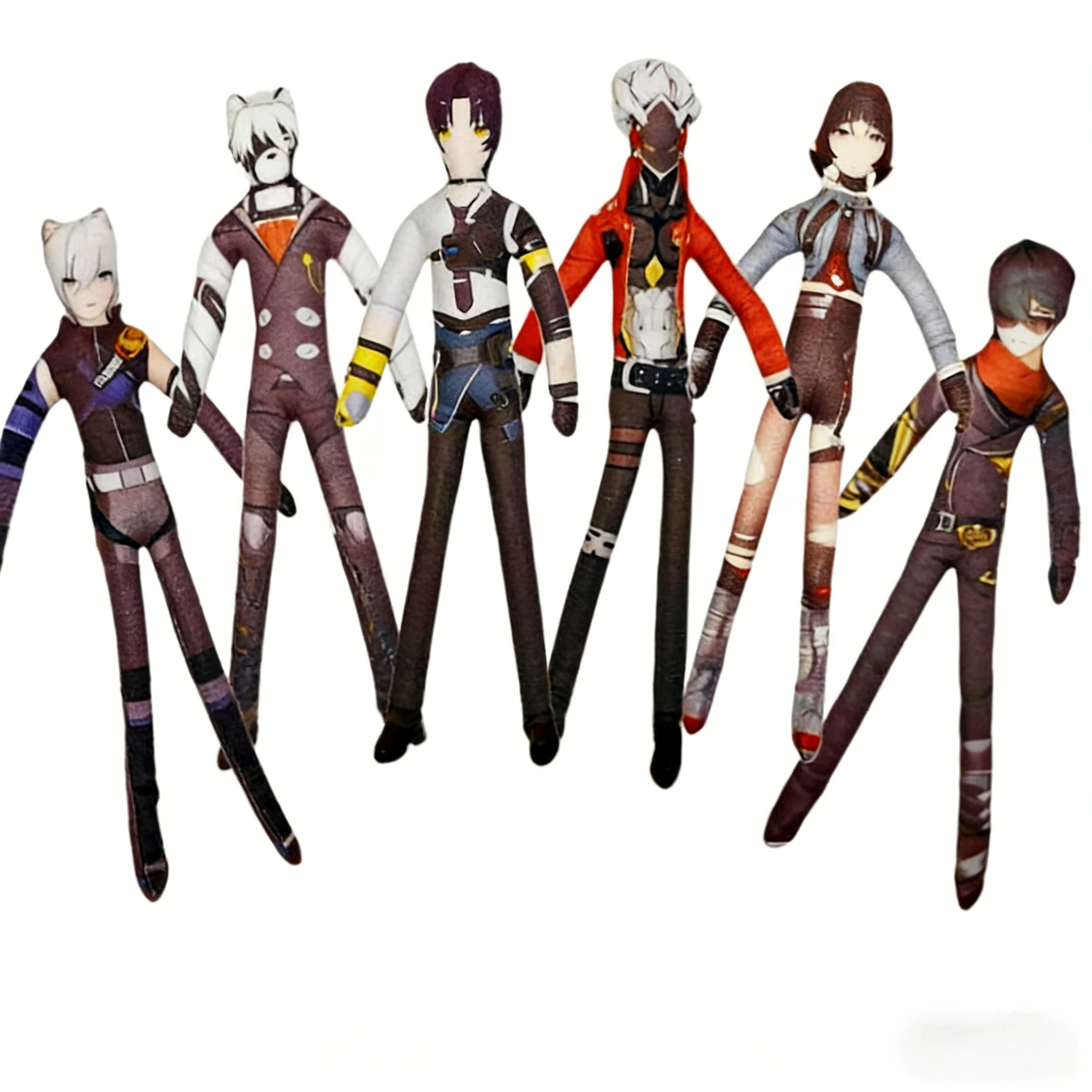 Zenless منطقة صفر جين دو أسابا هاروماسا أنيمي أفخم دمية الجسم سلك الهيكل العظمي عمل محشوة الدمى اكسسوارات حلية الهدايا