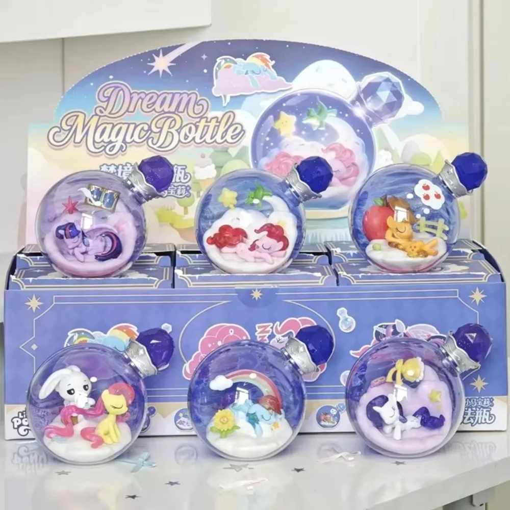 

Original in Stock My Little Pony Dream Magic Bottle Capsule Toys Twilight Sparkle Fluttershy Rarity Rainbow Dash Kids Fans Toys