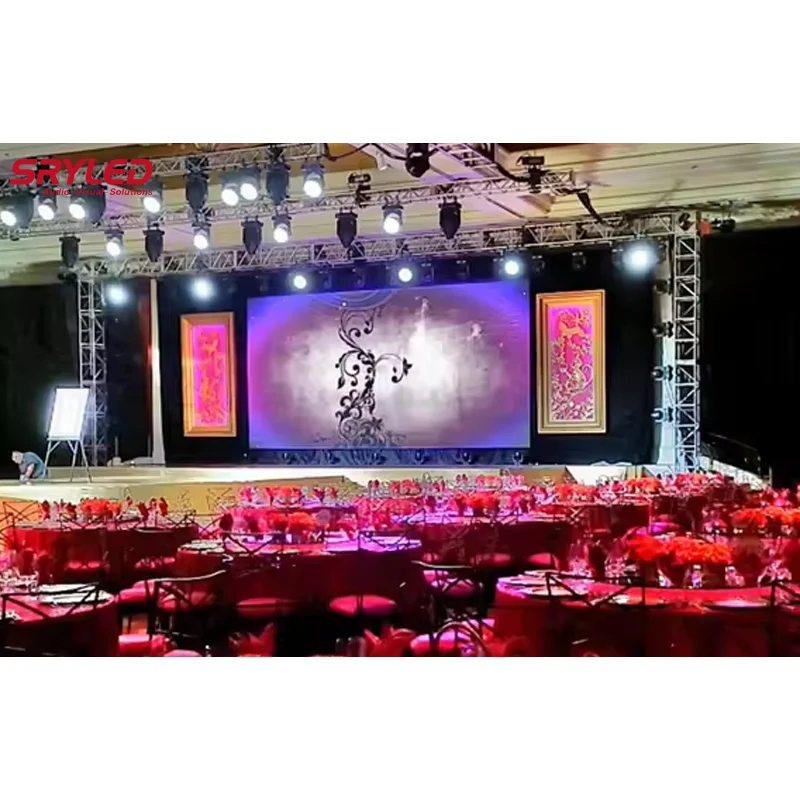 SRYLED LED Display Screen Outdoor Rental P4.81 Full Color 500x500mm High Brightness LED Advertising Billboard Panel