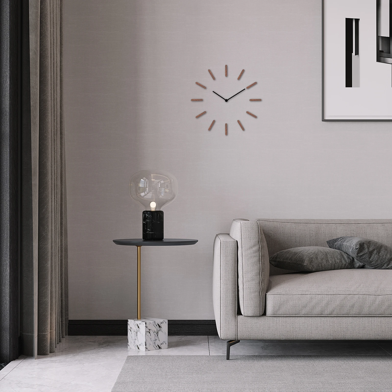 

12 pcs Wooden Hour Markers For Diy Blank , Smooth No Burrs Surface, Easy Install, Suitable Wall Decor, Living