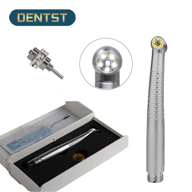 Dentistry Dental Turbine High Speed Handpiece Shadowless 5 LED E-generator Hand Piece 5 Water Spray Cartridge Dentist Tools