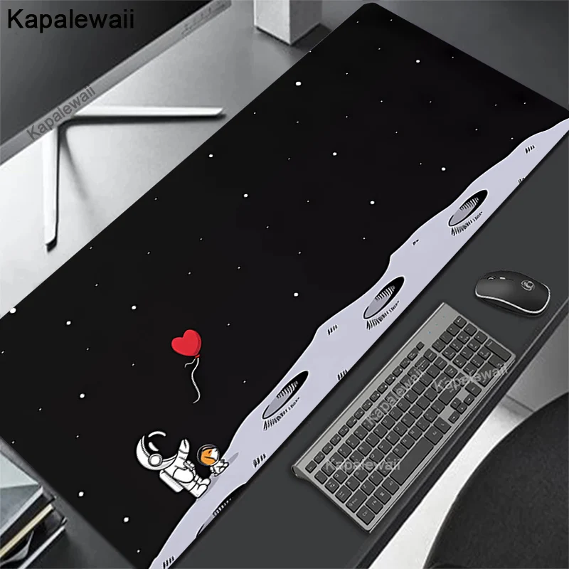 

2026 large mousepad Cartoon Astronaut Space 900x400MM Mousepad Desk Mat Gamer Keyboard Pads XXL Gaming Accessories Mousepads