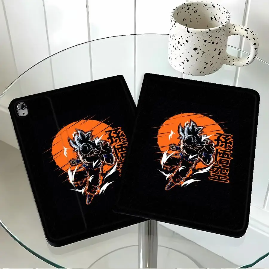with Pencil Slot Case for Xiaomi Pad 5 6 7 8 Pro Redmi Pad SE K Pad 8.8 9.7 12.4 Inch Pad 6s Pro 7 Ultra Dragons Saiyan Son Goku