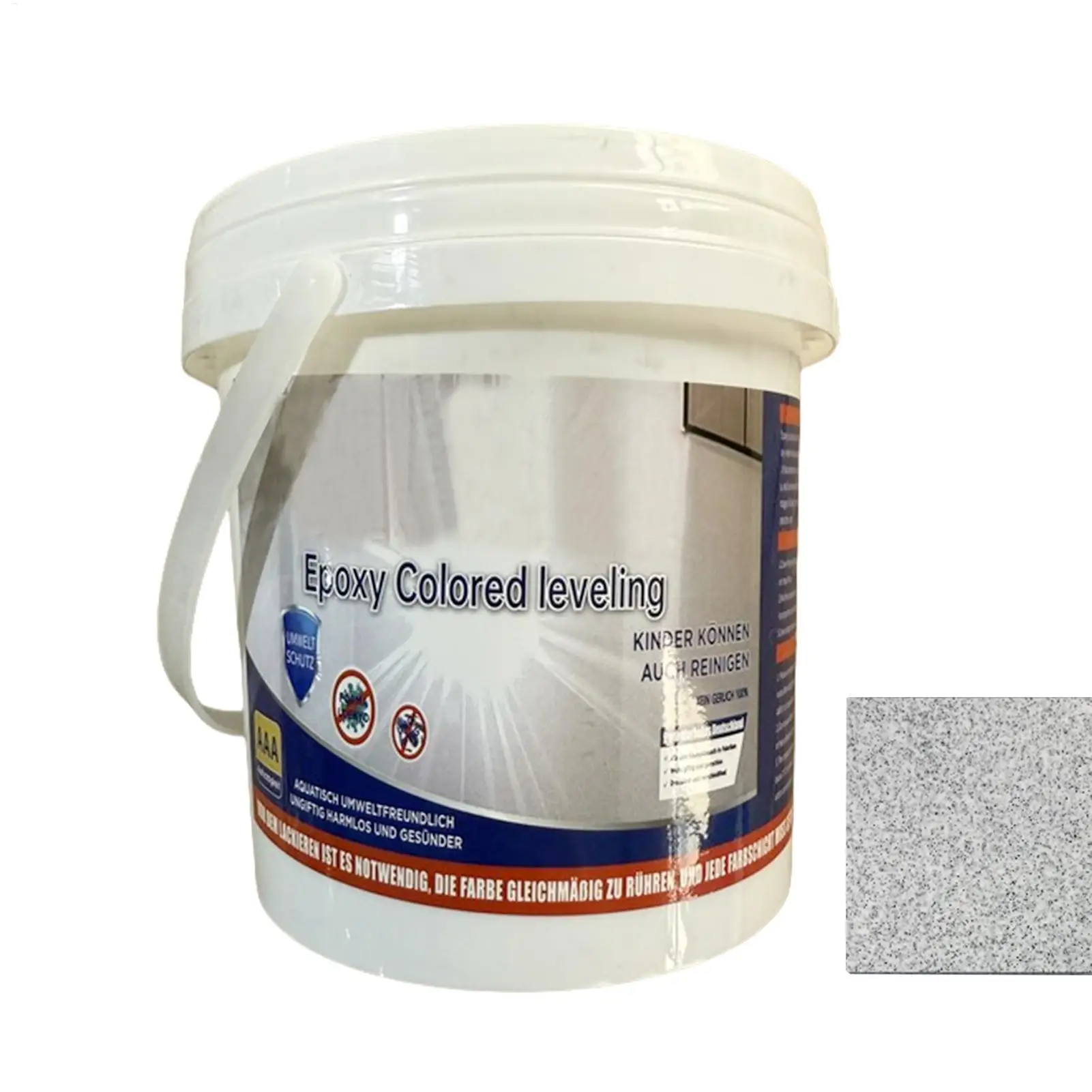 High-Gloss Marble Effect Epoxy Floor Coating Marble Garage Paint Waterproof Floor Paint Waterproof Water-Based Epoxy Coating