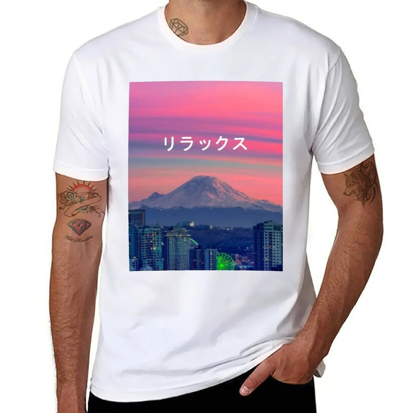 

Japanese) shirts shirts men dark Aesthetic funny (Vaporwave t humor Relax man t for T-Shirt